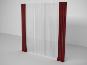 Curtain Model 3D Model
