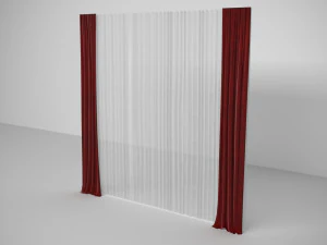 Curtain Model 3D Model