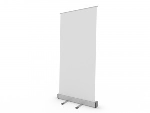 Banner Roll Up Stand 3D Model