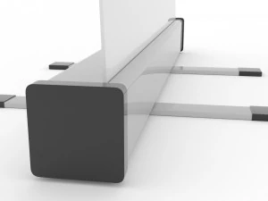 Banner Roll Up Stand 3D Model