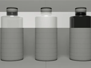 3D Spray Bottle Low-poly 3D Model