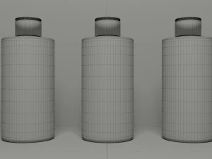 3D Spray Bottle Low-poly 3D Model