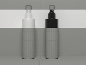 3D Spray Bottle Low-poly 3D Model