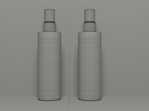 3D Spray Bottle Low-poly Model 3D