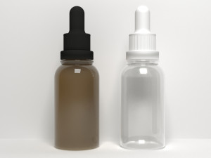 3D Dropper Bottle 3D मॉडल