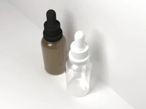 3D Dropper Bottle 3D Model