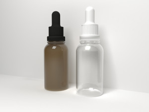 3D Dropper Bottle 3D मॉडल