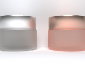 3D Cosmetics Glass Jar Model 3D