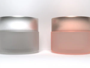 3D Cosmetics Glass Jar 3D Model