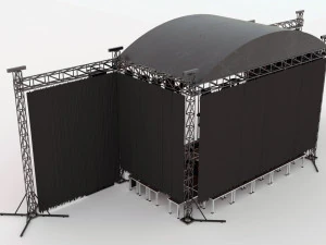 Concert Stage Event Full Setup 3D Model