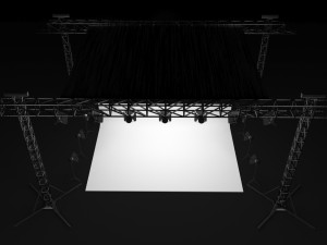 Studio Photography Lights 3D Model