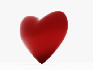3D Love Heart Valentines Day 3D 모델