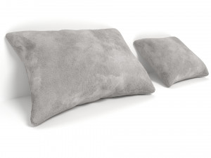 3D Pillows Set 3D Model