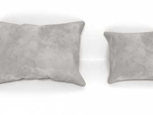3D Pillows Set 3D 模型
