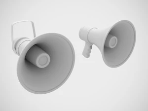 3D мегафон 3D Модель