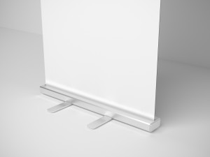 Banner Roll-Up Stand Modelo 3D