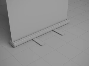 Banner Roll-Up Stand 3D Model