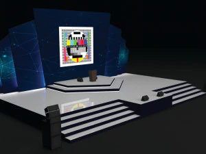 इवेंट स्टेज डिज़ाइन 3D मॉडल