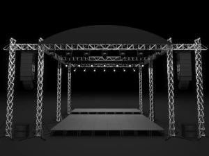 Evento de palco de concerto Modelo 3D Modelo 3D