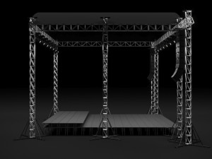 3D Concert Stage Event 3D 模型