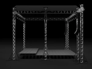 Evento de palco de concerto Modelo 3D Modelo 3D