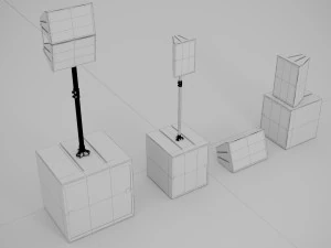 Concert Sound System 3D Model