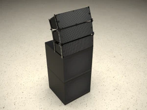 Concertluidspreker Geluidssysteem Line Array 3D Model