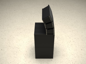 Concert Speaker Sound System Line Array 3D Model
