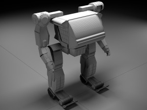 Robot Game Ready Modelo 3D