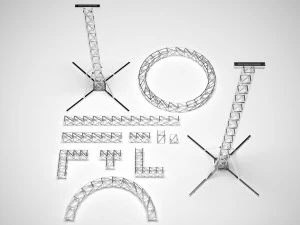 ステージ構造要素コンサートトラスシステム 3Dモデル