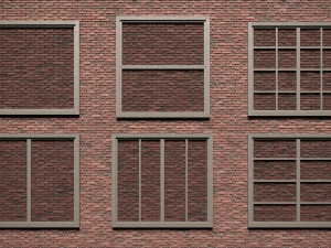Classic victorian georgian bay window wood industrial exterior commercial residential open closed la 3Dモデル