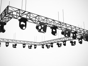 Low Poly Light Truss 3Dモデル