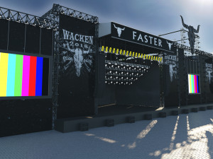 Concert Stage Event 3D Model