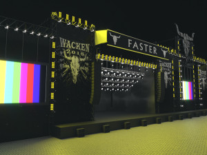 Concert Stage Event Modello 3D