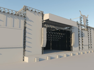 Concert Stage Event Modello 3D