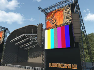 Concert Stage Event 3D Model