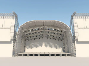 Concert Stage Event 3D Model