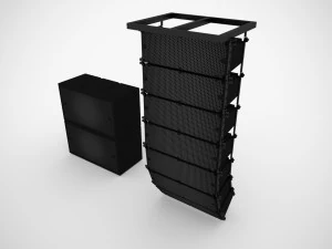 Konzertbeschallungssystem Line Array 3D Modell