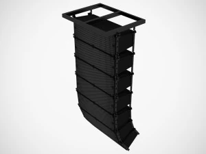 Concert Sound System Line Array 3D Model