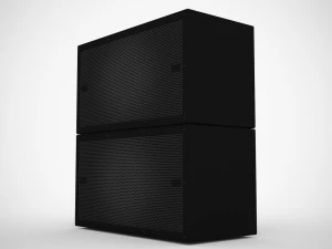 Concert Sound System Line Array 3D Model