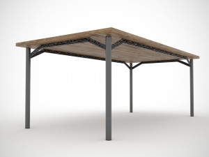 Wooden Table 3D Model