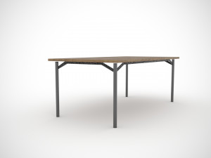 Wooden Table 3D Model
