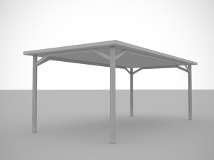 Wooden Table 3D Model