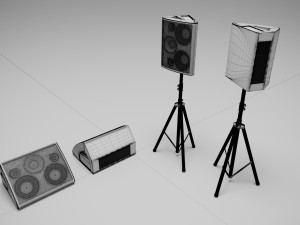 Concert Sound Speakers 3D Модель