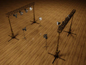 Lighting Truss Stand 3D Model