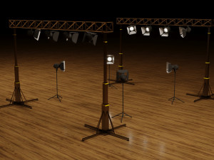 Lighting Truss Stand 3D Модель