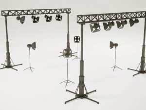 लाइटिंग ट्रस स्टैंड 3D मॉडल