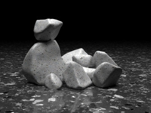 3D Scattered Rocks Modelo 3D