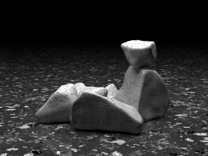 3D Scattered Rocks 3D Model