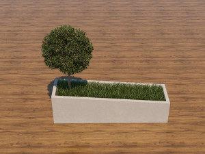 Decorative Flower Pot 3D Model